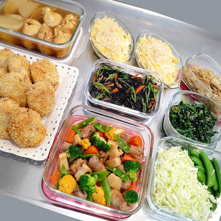ハウスキーパーが調理した作り置きおかず８品